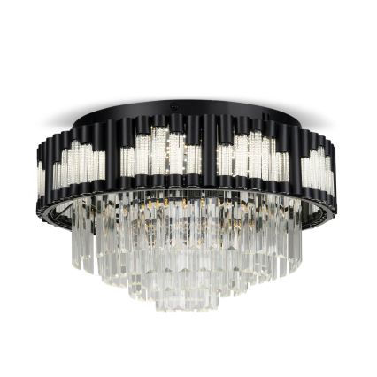 BRILAGI - Dæmpbar LED-loftlampe CROWN LED/41W/230V 3000–6000K Ø 48 cm sort + fjernbetjening