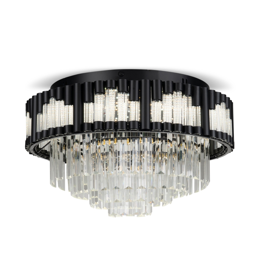 BRILAGI - Dæmpbar LED-loftlampe CROWN LED/41W/230V 3000–6000K Ø 48 cm sort + fjernbetjening