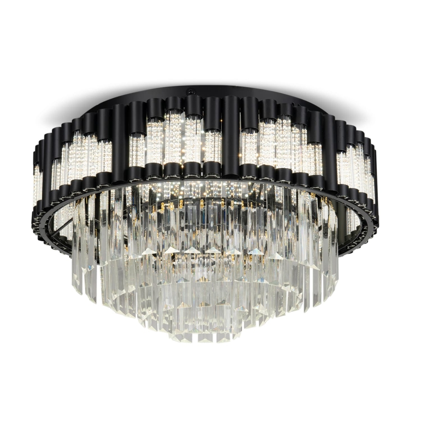 BRILAGI - Dæmpbar LED-loftlampe CROWN LED/41W/230V 3000–6000K Ø 48 cm sort + fjernbetjening