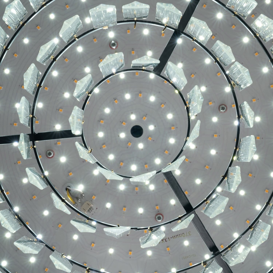 BRILAGI - Dæmpbar LED-loftlampe CROWN LED/41W/230V 3000–6000K Ø 48 cm sort + fjernbetjening