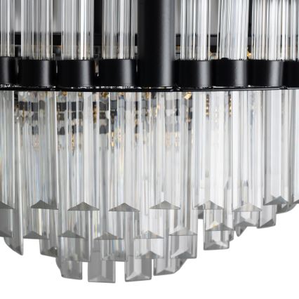 BRILAGI - Dæmpbar LED-loftlampe CROWN LED/41W/230V 3000–6000K Ø 48 cm sort + fjernbetjening