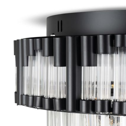 BRILAGI - Dæmpbar LED-loftlampe CROWN LED/41W/230V 3000–6000K Ø 48 cm sort + fjernbetjening
