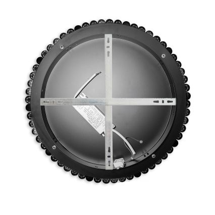 BRILAGI - Dæmpbar LED-loftlampe CROWN LED/41W/230V 3000–6000K Ø 48 cm sort + fjernbetjening