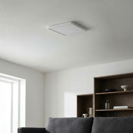 Brilagi - LED dæmpbar loftlampe ESTELA SQUARE LED/36W/230V 3000-6500K 31x31 cm hvid + fjernbetjening