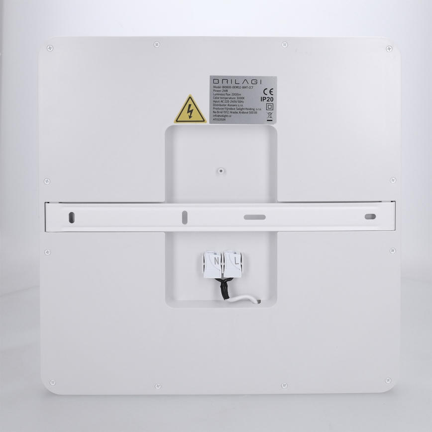 Brilagi - LED dæmpbar loftlampe ESTELA SQUARE LED/36W/230V 3000-6500K 31x31 cm hvid + fjernbetjening