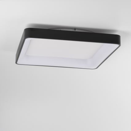 Brilagi - Dæmpbar LED-loftarmatur FALCON II LED/125W/230V 3000-6500K 60x60 cm sort + fjernbetjening