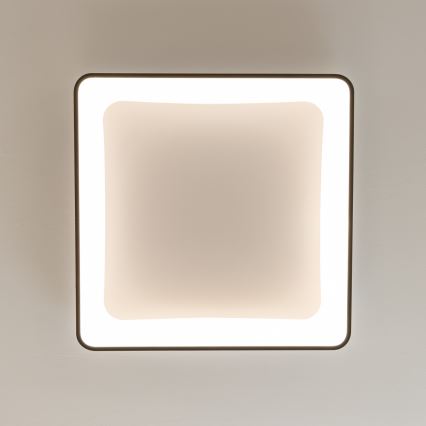 Brilagi - Dæmpbar LED-loftarmatur FALCON II LED/125W/230V 3000-6500K 60x60 cm sort + fjernbetjening