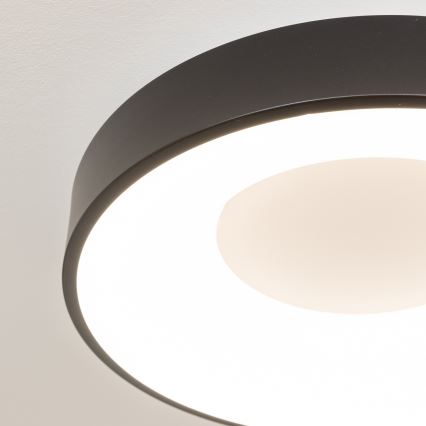 Brilagi - LED-dæmpbar loftlampe FALCON II LED/67W/230V 3000-6500K Ø 40 cm sort + fjernbetjening