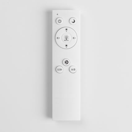 Brilagi - Dæmpbar LED-loftlampe FALCON LED/80W/230V 3000-6500K Ø 60 cm hvid + fjernbetjening