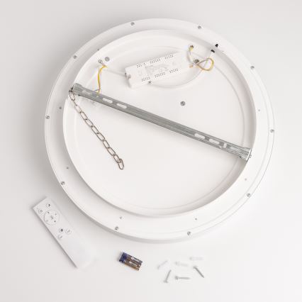 Brilagi - Dæmpbar LED-loftlampe FALCON LED/80W/230V 3000-6500K Ø 60 cm hvid + fjernbetjening