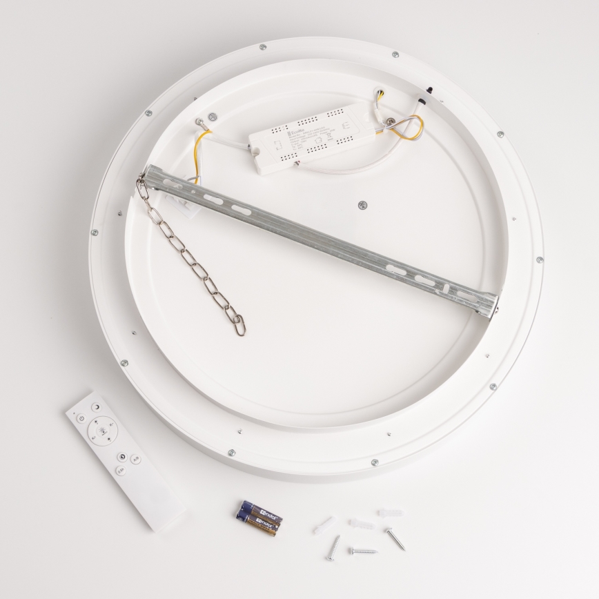 Brilagi - Dæmpbar LED-loftlampe FALCON LED/80W/230V 3000-6500K Ø 60 cm hvid + fjernbetjening