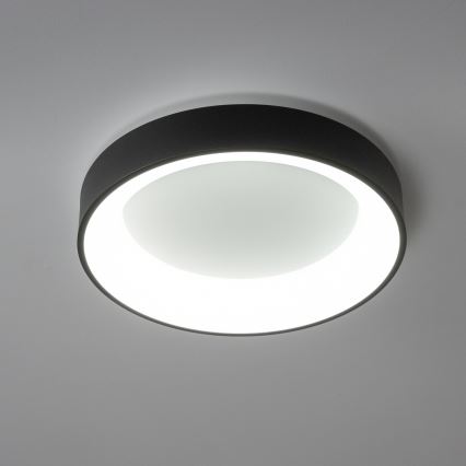 Brilagi - Dæmpbar LED-loftlampe FALCON LED/80W/230V 3000-6500K Ø 60 cm sort + fjernbetjening