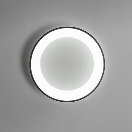 Brilagi - Dæmpbar LED-loftlampe FALCON LED/80W/230V 3000-6500K Ø 60 cm sort + fjernbetjening