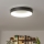 Brilagi - Dæmpbar LED-loftlampe FALCON LED/80W/230V 3000-6500K Ø 60 cm sort + fjernbetjening