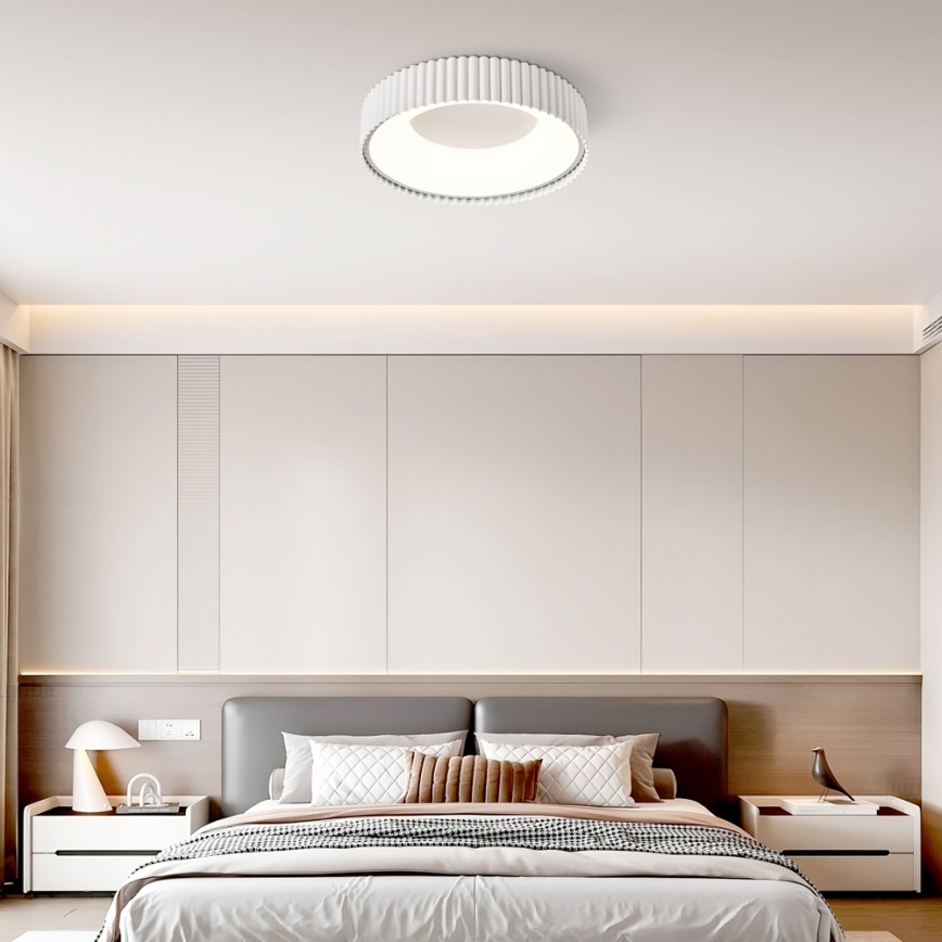 Brilagi - Dæmpbar LED-loftlampe FALCON MODERN LED/30W/230V 3000-6000K 40 cm hvid + fjernbetjening