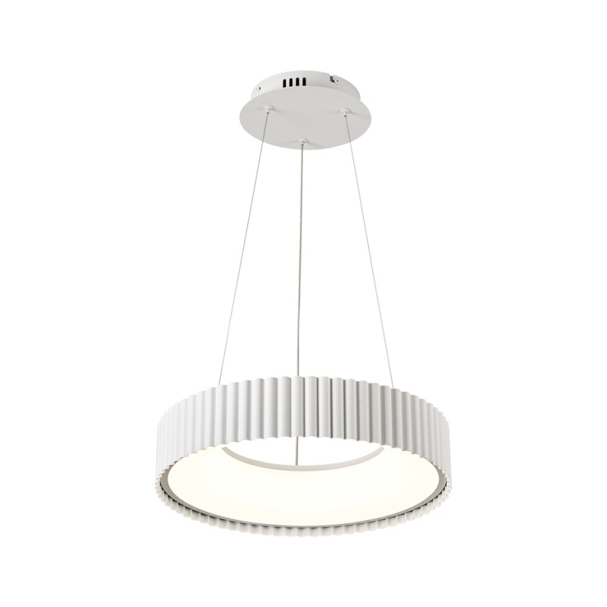 Brilagi - LED-dæmpbar pendel på wire FALCON MODERN LED/30W/230V 3000-6000K Ø 40 cm hvid + fjernbetjening