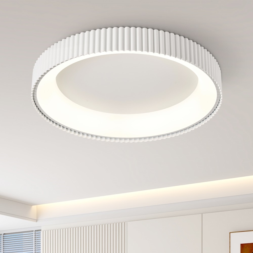 Brilagi - LED-dæmpbar loftlampe FALCON MODERN LED/54W/230V 3000-6000K 60 cm hvid + fjernbetjening