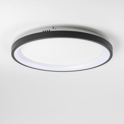 Brilagi - Dæmpbar LED-loftlampe FALCON SLIM LED/42W/230V 3000–6500K Ø 50 cm sort + fjernbetjening