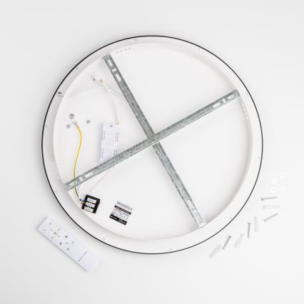 Brilagi - Dæmpbar LED-loftlampe FALCON SLIM LED/42W/230V 3000–6500K Ø 50 cm sort + fjernbetjening