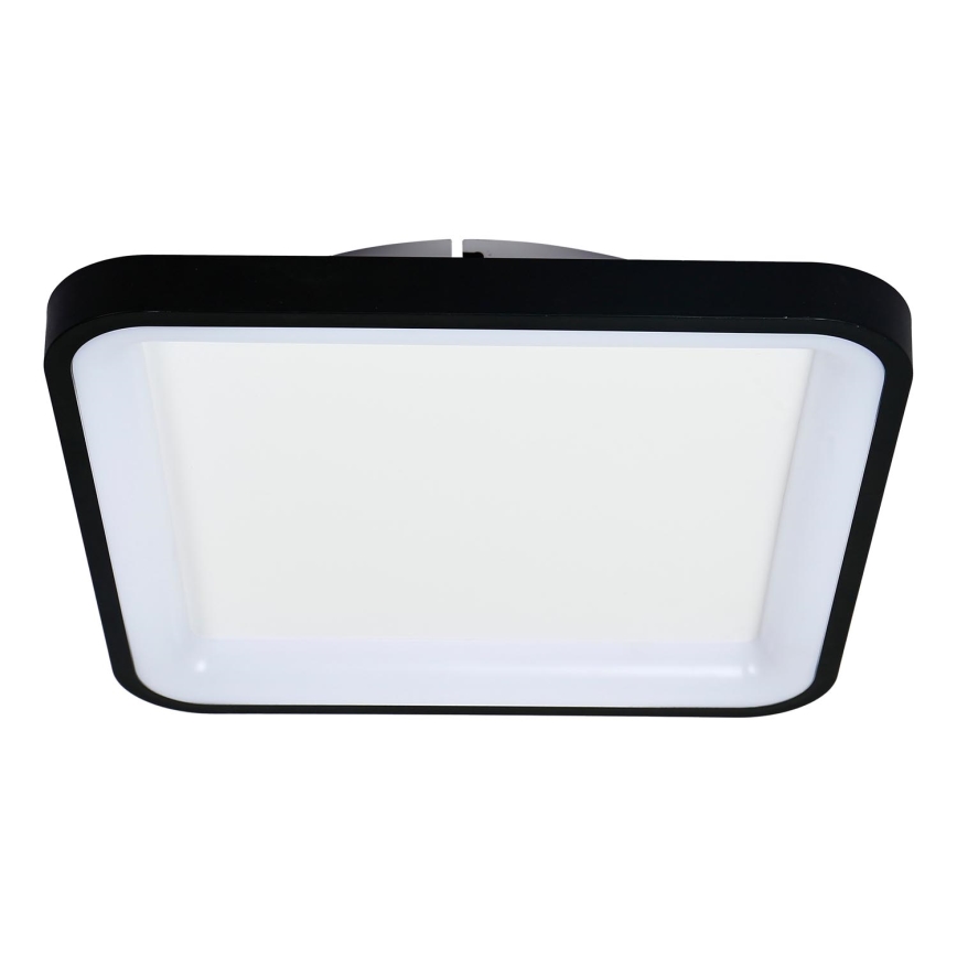 Brilagi - Dæmpbar LED-loftlampe FALCON SLIM LED/50W/230V 3000-6500K 50x50 cm sort + fjernbetjening