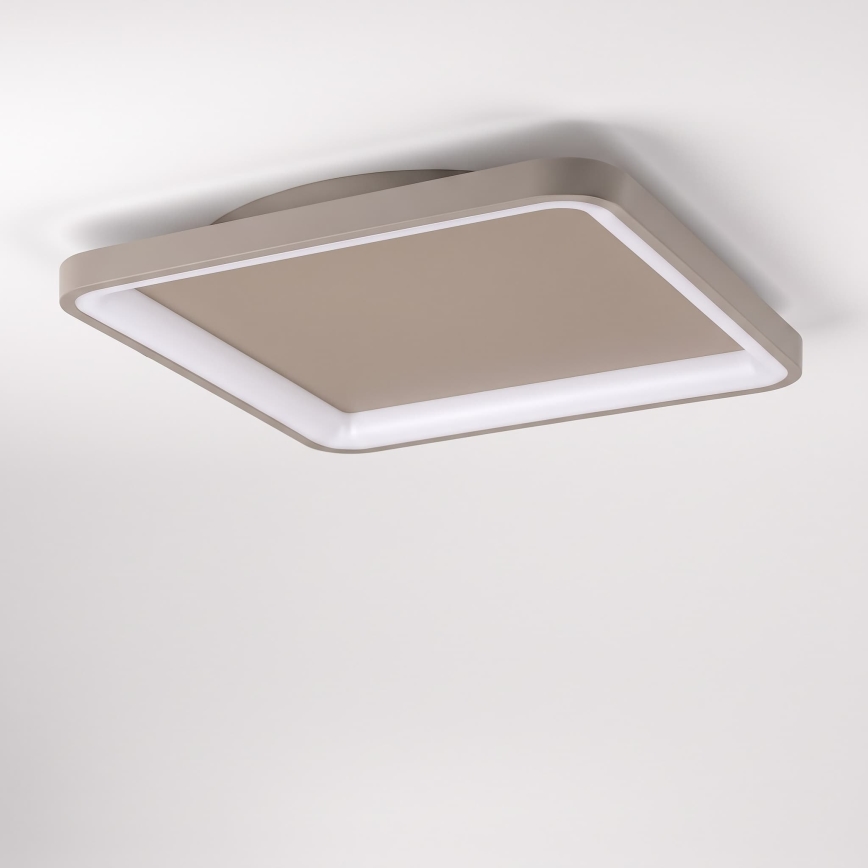 BRILAGI - dæmpbar LED-loftlampe FALCON SLIM LED/50W/230V 3000-6500K 50x50 cm beige + fjernbetjening