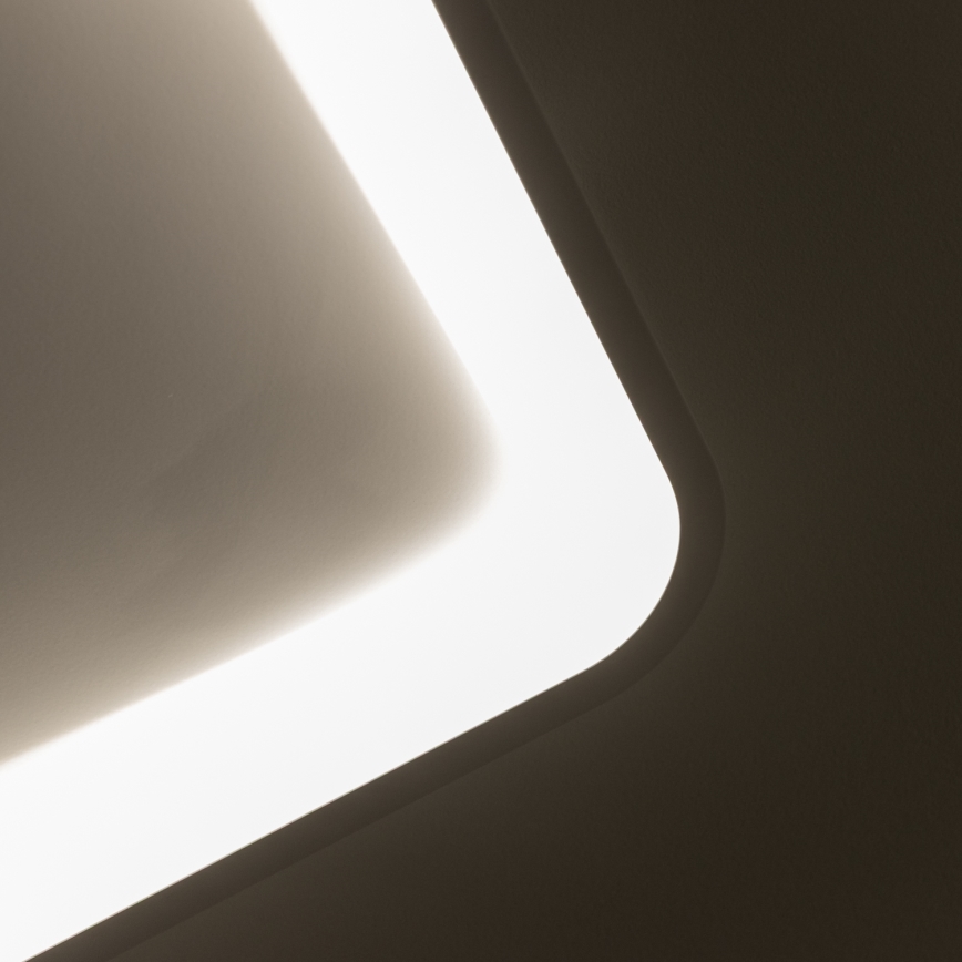 Brilagi - LED-dæmpbar loftlampe FALCON SLIM LED/50W/230V 3000-6500K 50x50 cm hvid + fjernbetjening