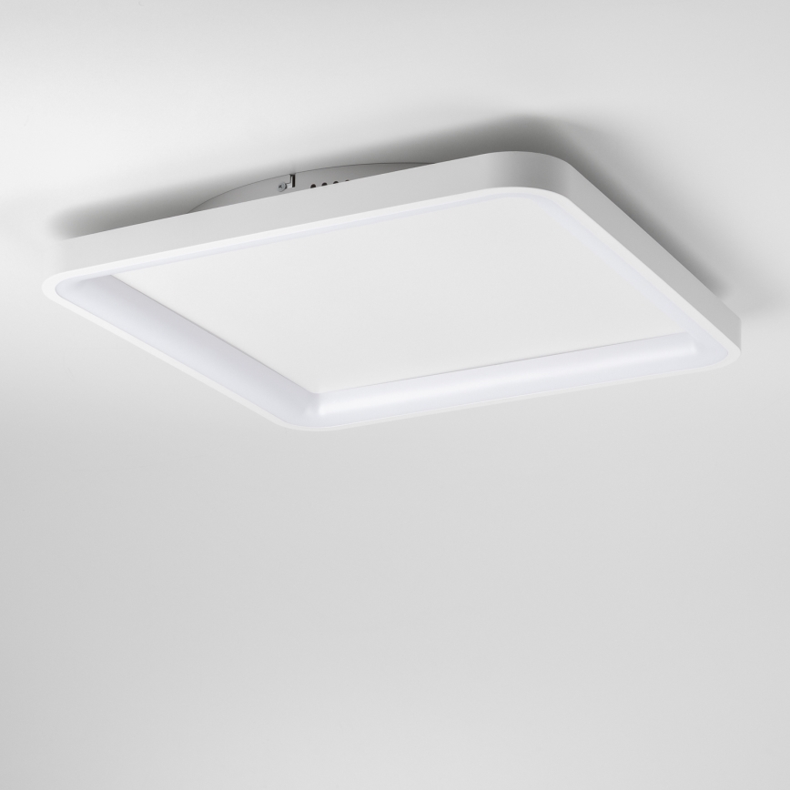 Brilagi - LED-dæmpbar loftlampe FALCON SLIM LED/50W/230V 3000-6500K 50x50 cm hvid + fjernbetjening