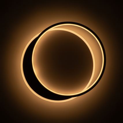 Brilagi - Dæmpbar LED-loftlampe FLARE LED/48W/230V 3000-6000K 39,5 x 45 cm hvid/sort + fjernbetjening