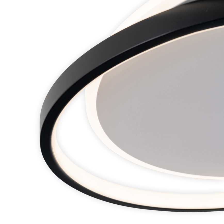 Brilagi - Dæmpbar LED-loftlampe FLARE LED/48W/230V 3000-6000K 39,5 x 45 cm hvid/sort + fjernbetjening