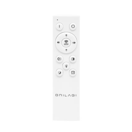 Brilagi - Dæmpbar LED-loftlampe FLARE LED/48W/230V 3000-6000K 39,5 x 45 cm hvid/sort + fjernbetjening
