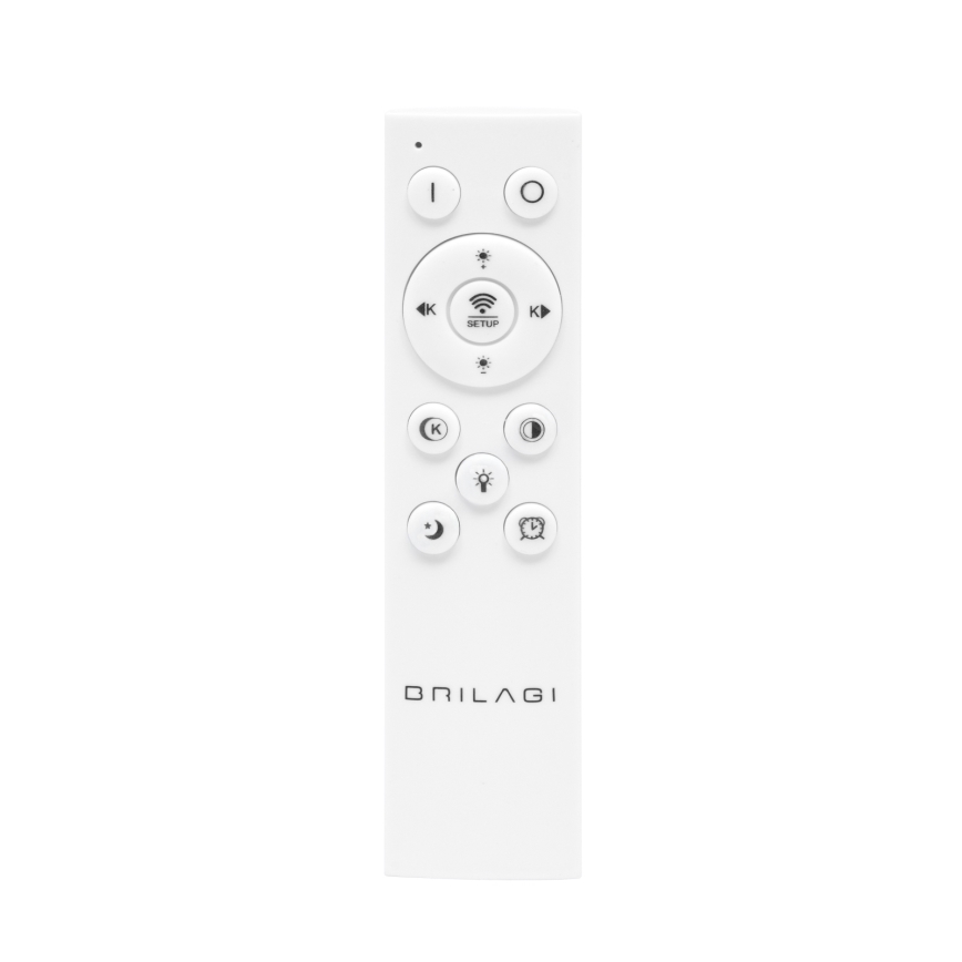 Brilagi - Dæmpbar LED-loftlampe FLARE LED/48W/230V 3000-6000K 39,5 x 45 cm hvid/sort + fjernbetjening