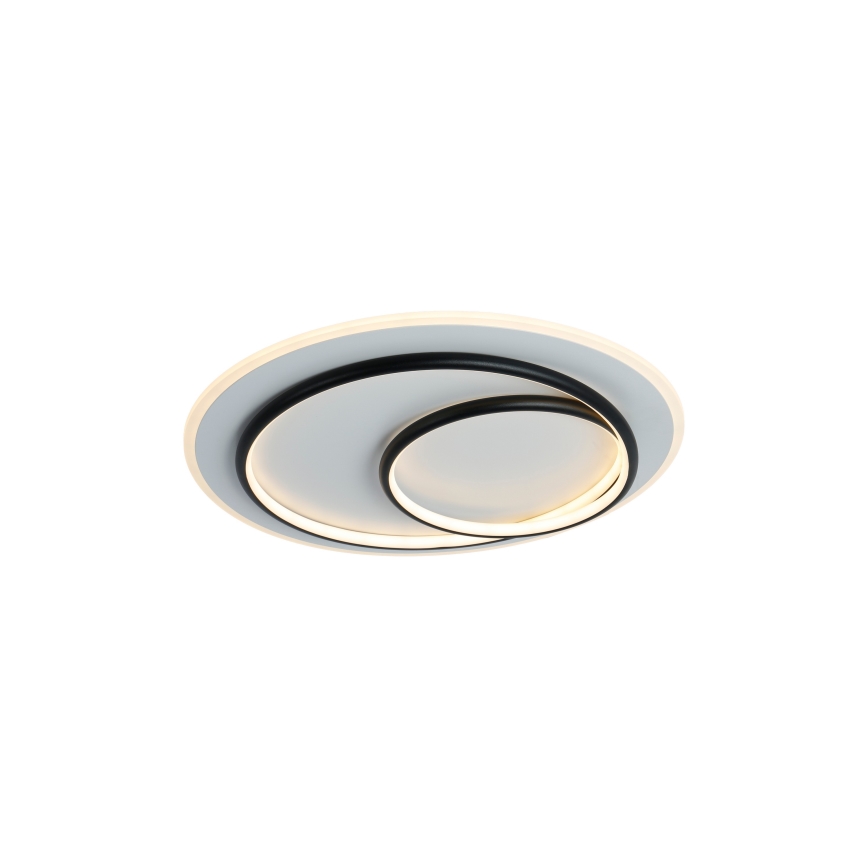 Brilagi - dæmpbar LED-loftlampe FLARE LED/70W/230V 3000-6000K Ø 50 cm hvid/sort + fjernbetjening