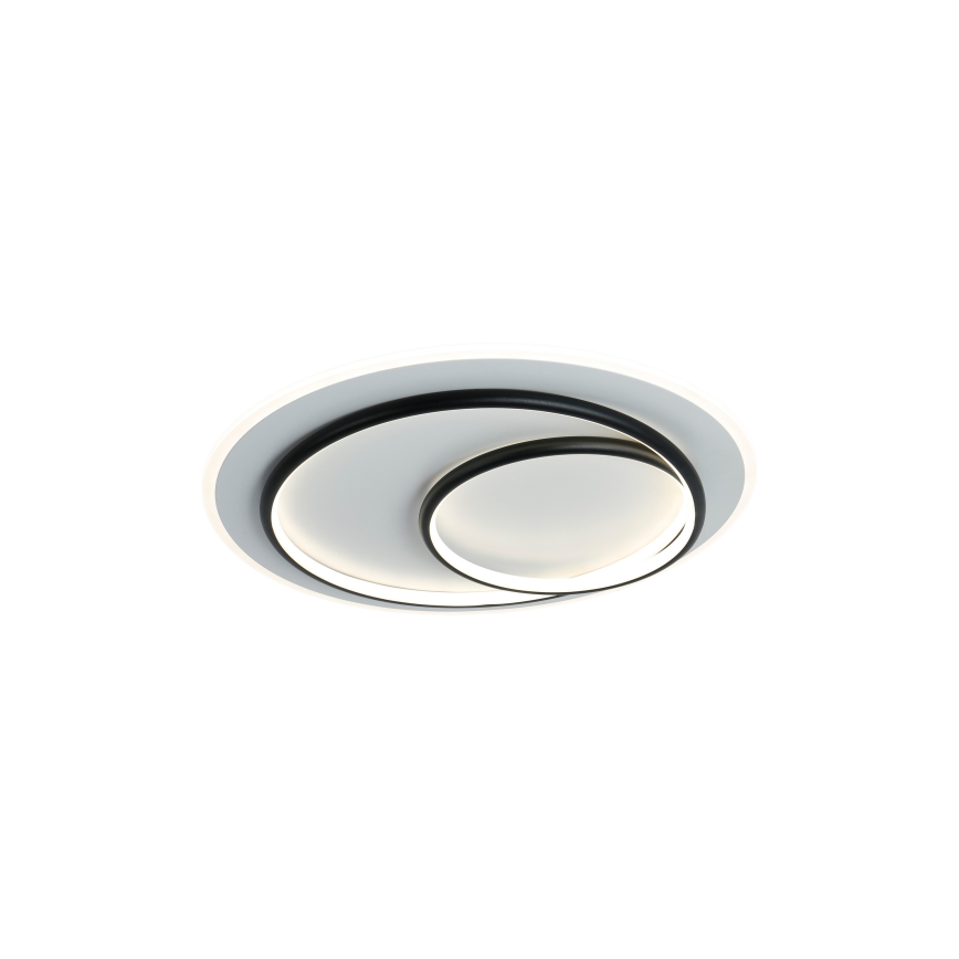 Brilagi - dæmpbar LED-loftlampe FLARE LED/70W/230V 3000-6000K Ø 50 cm hvid/sort + fjernbetjening
