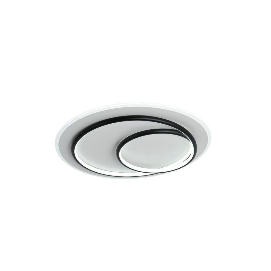 Brilagi - dæmpbar LED-loftlampe FLARE LED/70W/230V 3000-6000K Ø 50 cm hvid/sort + fjernbetjening