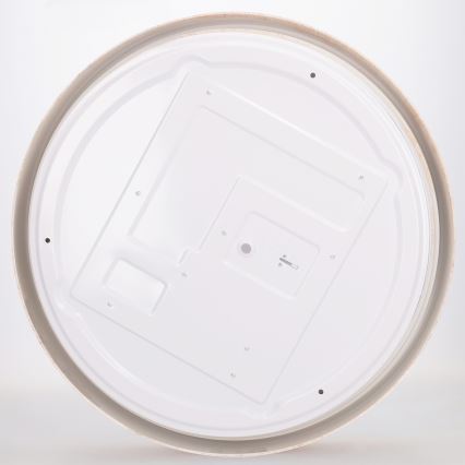 Brilagi - LED-dæmpbar loftlampe FLOCO LED/48W/230V 3000-6500K Ø 40 cm træfinish/sort + fjernbetjening
