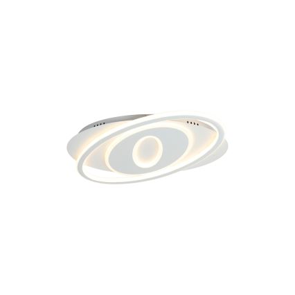 Brilagi - LED Dæmpbar loftlampe IRIS LED/78W/230V 3000-6000K 37x49 cm hvid + fjernbetjening