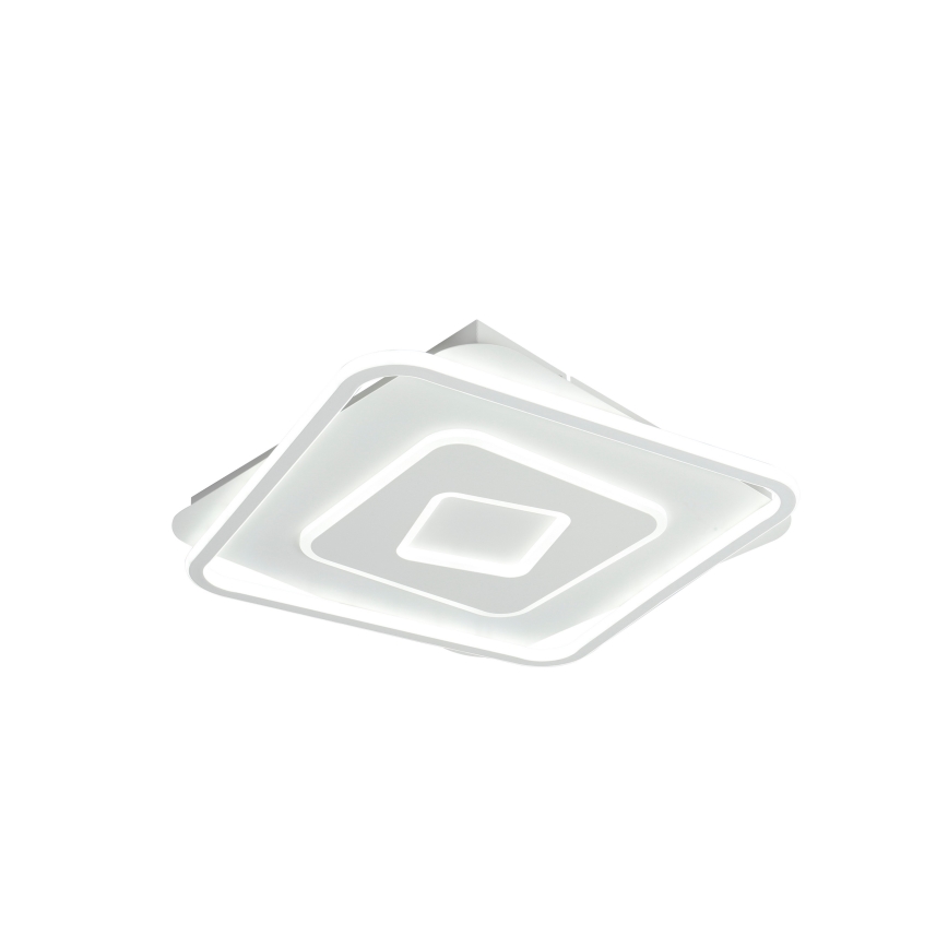 Brilagi - LED Dæmpbar loftlampe IRIS LED/98W/230V 3000-6000K 50x50 cm hvid + fjernbetjening