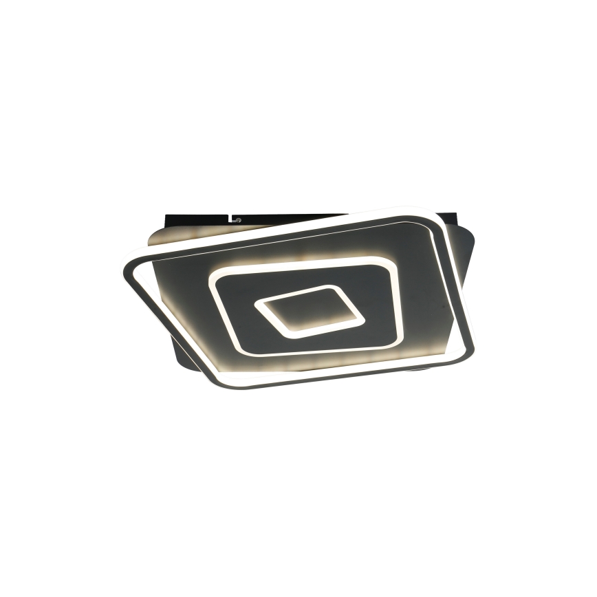 Brilagi - LED-dæmpbar loftlampe IRIS LED/98W/230V 3000-6000K 50x50 cm sort + fjernbetjening