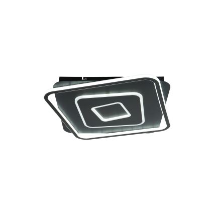 Brilagi - LED-dæmpbar loftlampe IRIS LED/98W/230V 3000-6000K 50x50 cm sort + fjernbetjening