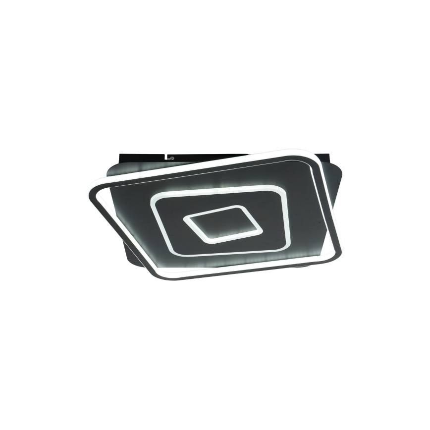 Brilagi - LED-dæmpbar loftlampe IRIS LED/98W/230V 3000-6000K 50x50 cm sort + fjernbetjening
