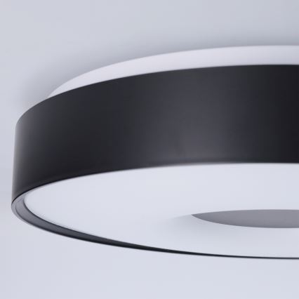 Brilagi - LED dæmpbar loftlampe JAMIS LED/48W/230V 3000-6500K Ø 39 cm sort + fjernbetjening