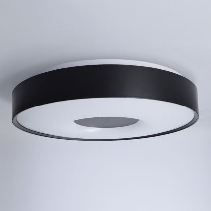 Brilagi - LED dæmpbar loftlampe JAMIS LED/48W/230V 3000-6500K Ø 39 cm sort + fjernbetjening