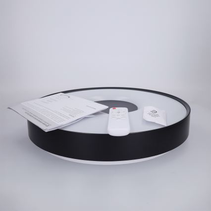 Brilagi - LED dæmpbar loftlampe JAMIS LED/48W/230V 3000-6500K Ø 39 cm sort + fjernbetjening