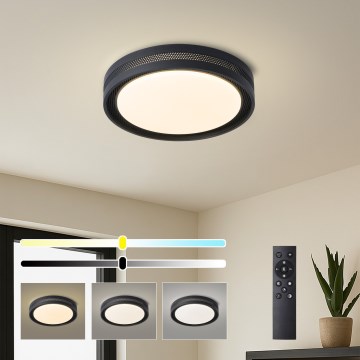 Brilagi - Dæmpbar LED-loftlampe KREON LED/54W/230V 3000-6000K hvid Ø 38 cm + fjernbetjening