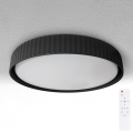 Brilagi - Dæmpbar LED-loftlampe LUCIA LED/48W/230V 3000-6500K pr. 41 cm sort + fjernbetjening