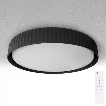 Brilagi - Dæmpbar LED-loftlampe LUCIA LED/48W/230V 3000-6500K pr. 41 cm sort + fjernbetjening