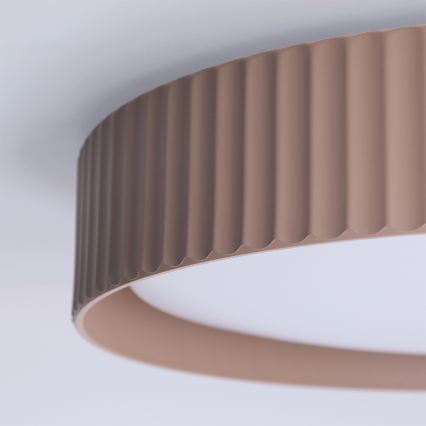Brilagi - Dæmpbar LED-loftlampe LUCIA LED/48W/230V 3000–6500K Ø 41 cm taupe + fjernbetjening