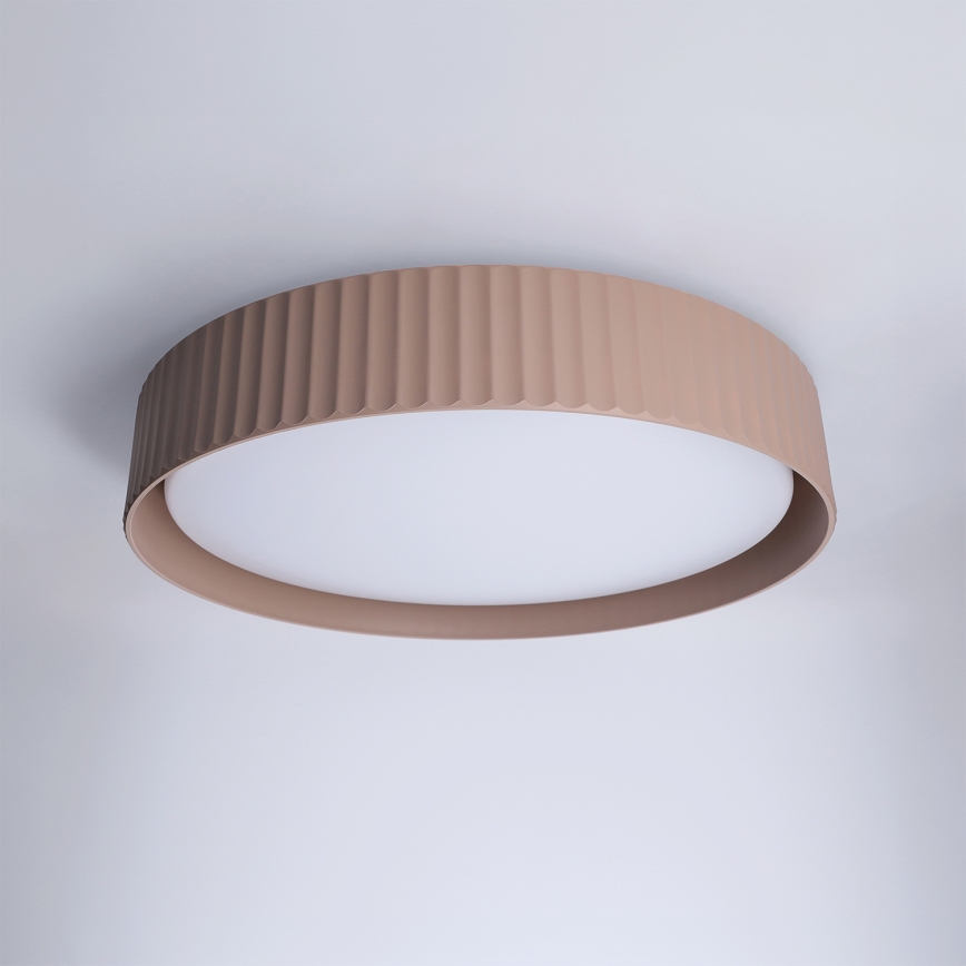 Brilagi - Dæmpbar LED-loftlampe LUCIA LED/48W/230V 3000–6500K Ø 41 cm taupe + fjernbetjening