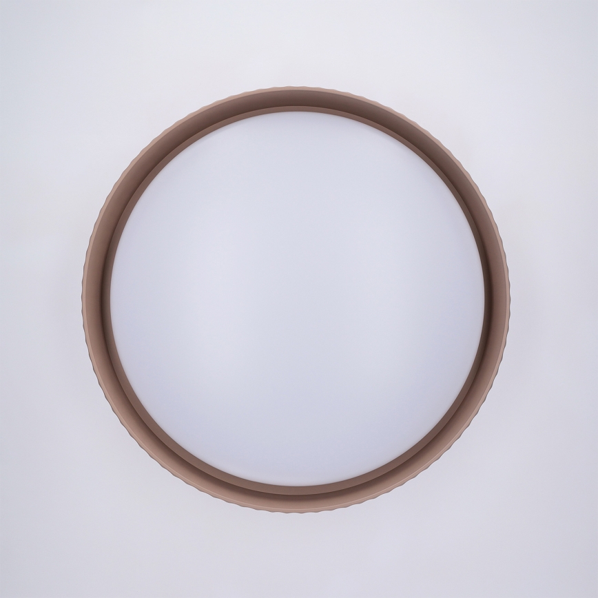 Brilagi - Dæmpbar LED-loftlampe LUCIA LED/48W/230V 3000–6500K Ø 41 cm taupe + fjernbetjening