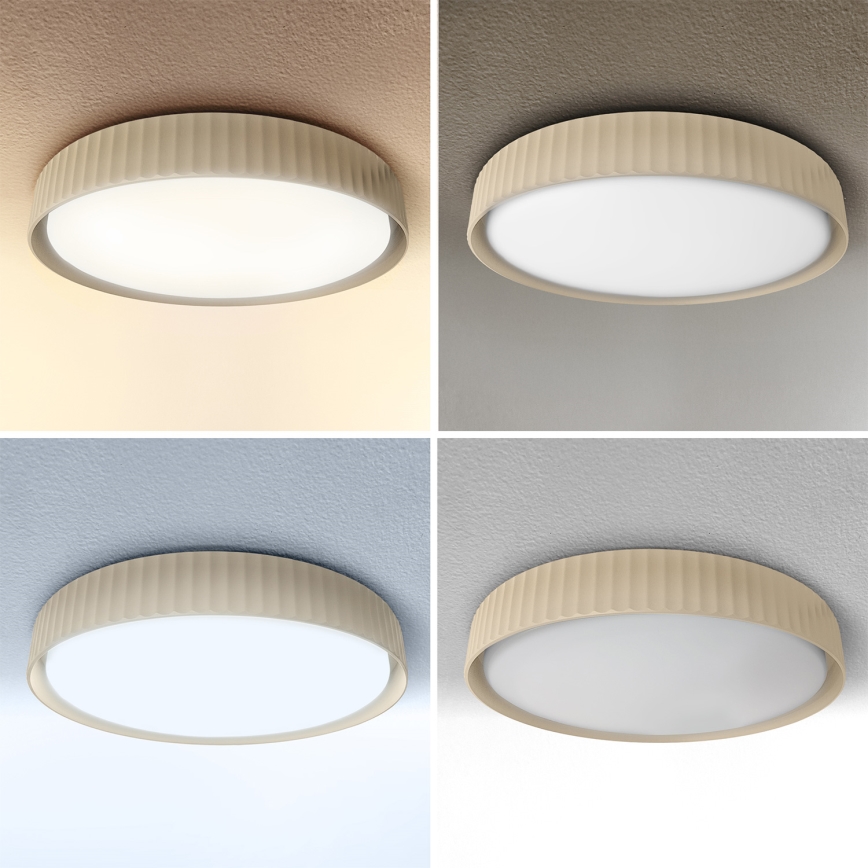Brilagi - LED dæmpbar loftlampe LUCIA LED/60W/230V 3000-6500K Ø 59 cm beige + fjernbetjening